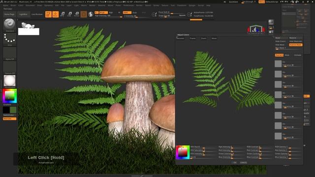 Растительность FiberMesh в ZBrush | FAQ-14 смотреть онлайн