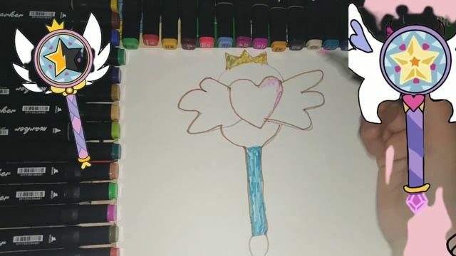 drawing for children pen star | как можно нарисовать палочку, звёздочка, Баттерфляй. смотреть онлайн