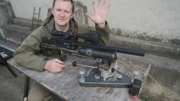 PCP винтовка Шторм 6,35 со стволом 620мм в зеленом ламинате