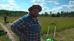 Тест аккумуляторных и сетевой газонокосилок Greenworks