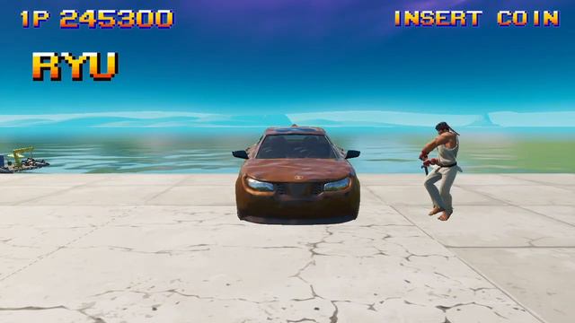 Street Fighter but in FORTNITE!! New item shop skins! смотреть онлайн