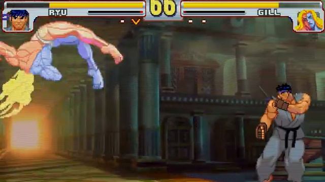 Ryu vs Gill (Street Fighter III 3rd Strike) смотреть онлайн