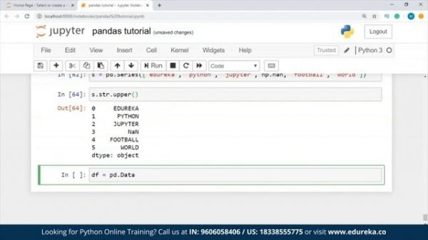 How to use Pandas in Python  | Python Pandas Tutorial | Edureka | Python Rewind - 3