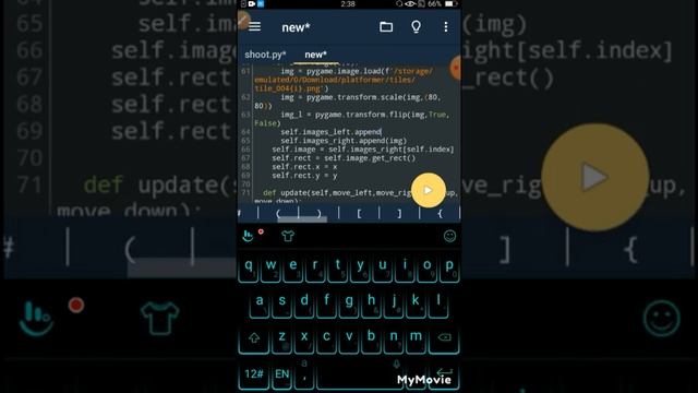 2D Shooting Game Using Python and Pygame | PART 3: Animation | Pydroid 3 смотреть онлайн