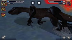 Индоратор против Тираннозавра Омега 09 Jurassic World The Game