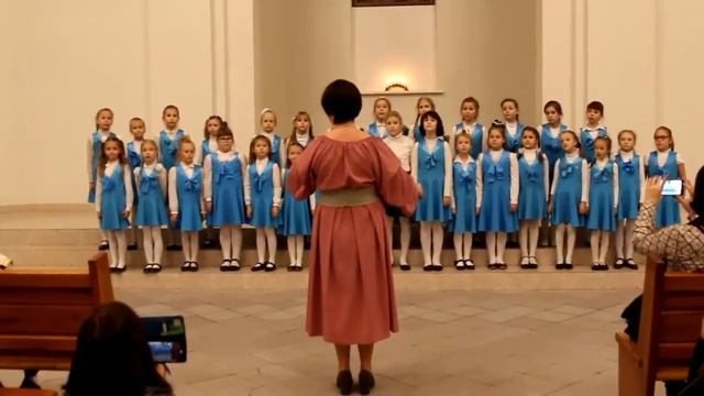 IV Открытый хоровой фестиваль "Рождество над Онего" Младший хор девочек "Радуга" г.Санкт-Петербур смотреть онлайн