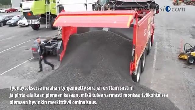 FLIEGL ASW THERMO 8Х4 - самосвал с горизонтальной выгрузкой и термоизоляцией, полным весом 40 т. смотреть онлайн