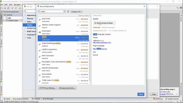 Instalando o plugin do Kotlin no Android Studio ?? смотреть онлайн