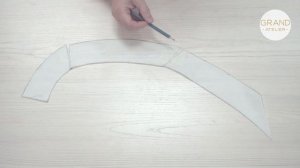 Горловина на запах с обтачкой