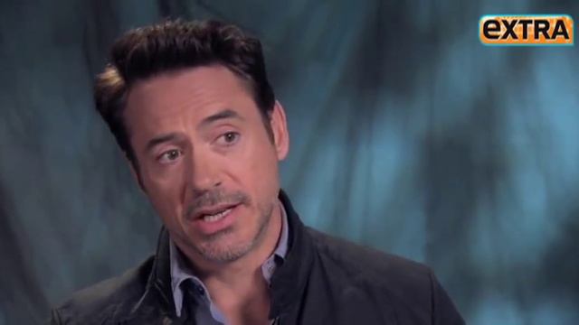 Robert Downey Jr Talks With EXTRA русский дубляж