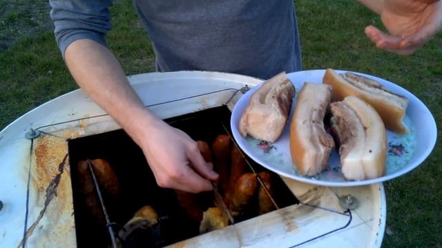 Самодельная коптилка и копчение своими руками смотреть онлайн