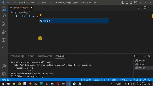 Python Tutorial #37 - Exceptions in Python Programming for Beginners смотреть онлайн