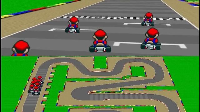 First glance at Retro Battle Kart смотреть онлайн