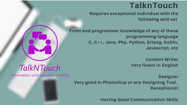 TalknTouch: JOB VACANCY смотреть онлайн