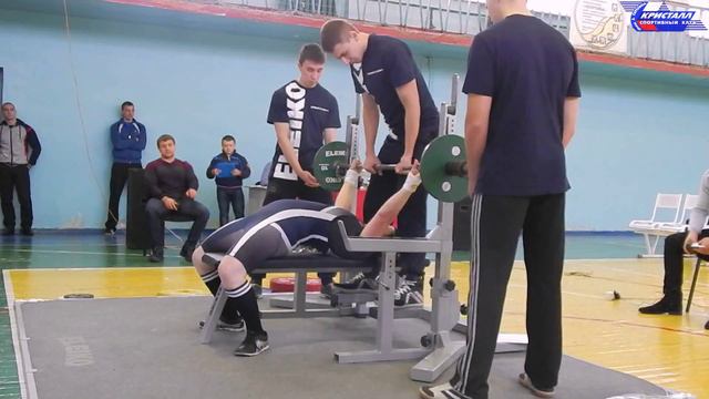 27 декабря 2014. Чирок Елена. 1 подход. Жим 45 кг, с.в. 71,05 кг смотреть онлайн