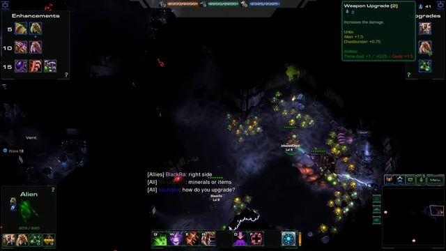 StarCraft II Alien vs Predator vs Human смотреть онлайн