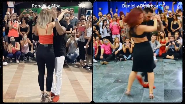 Bachata Dance Musicality Demonstration | Tu Boca | Ronald y Alba vs Daniel y Desiree смотреть онлайн