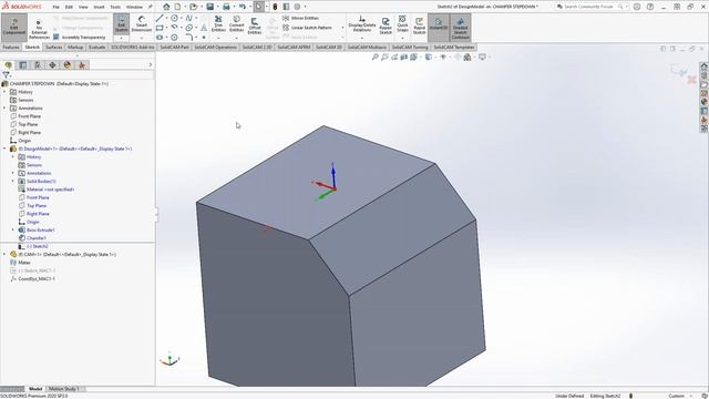 SolidCAM LIVE - Contour 3D/Translated surfaces смотреть онлайн