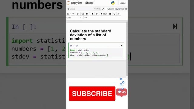 How to Calculate Standard Deviation in Python смотреть онлайн