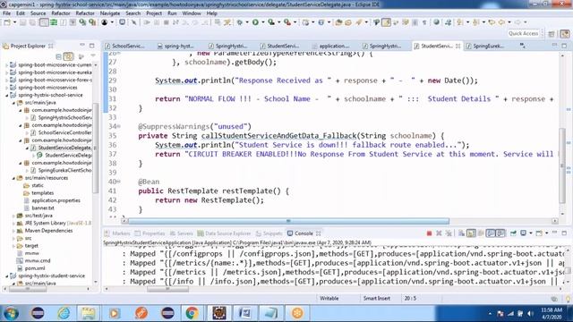 #6 Micro Services Tutorial for Beginners | HystrixSession | Circuit Breaker | смотреть онлайн