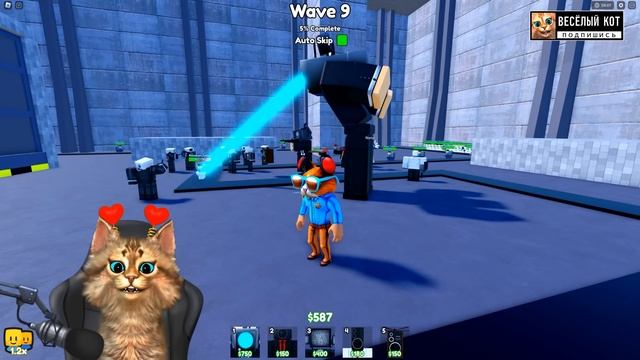 ? ТИТАН КАМЕРАМЕН против АРМИИ СКИБИДИ ТУАЛЕТ ROBLOX 2 СЕРИЯ ROBLOX Toilet Tower Defense Весёлый Ко смотреть онлайн