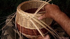 ЛОЗОКОСИЧКА в 4 прута на примере больших корзин