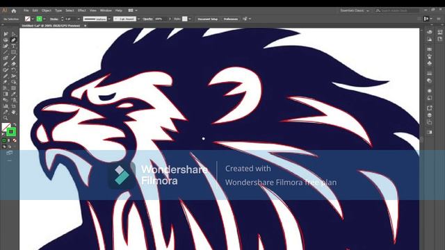 How to Create Raster Lion image into the Vector in Adobe Illustrator cc 2019 смотреть онлайн