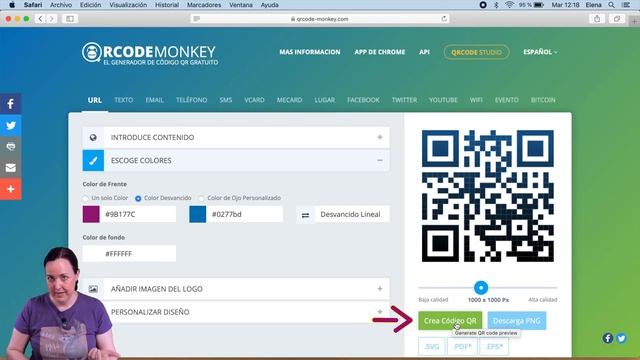 CREA CÓDIGOS QR personalizados (fácil, rápido y GRATIS!) | ChicaGeek смотреть онлайн