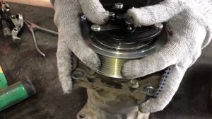 Замена муфты компрессора кондиционера MAN