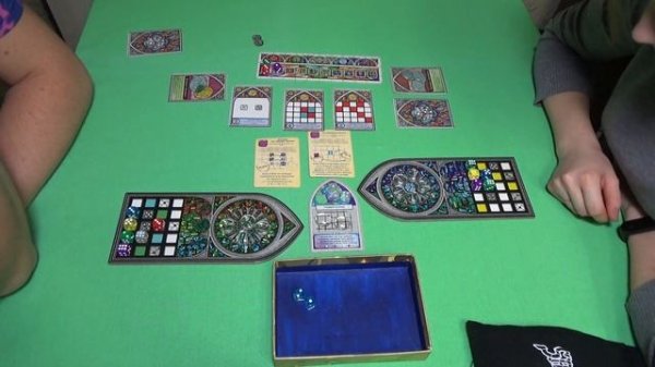 Саграда + дополненние Страсть. Играев ВДВОЁМ в настольную игру. Sagrada: The Great Facades – Passio