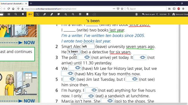 P4 2B For/since, Present perfect/past simple смотреть онлайн