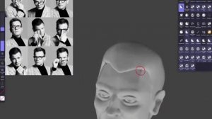 Скульп Бюста Стилизованный-реализм Nomad Sculpt |Tutorial Sculpt On The iPad | Nomad  Sculpt