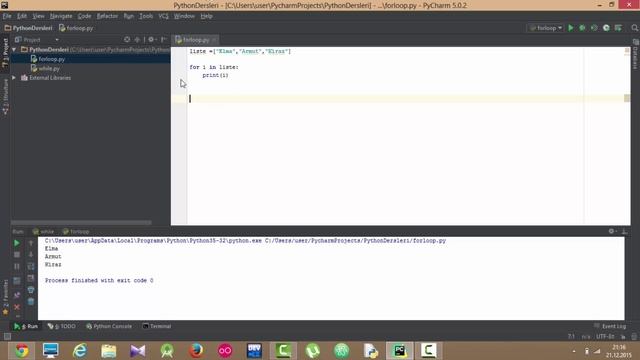 Python3 Dersleri 13 - For Döngüsü смотреть онлайн