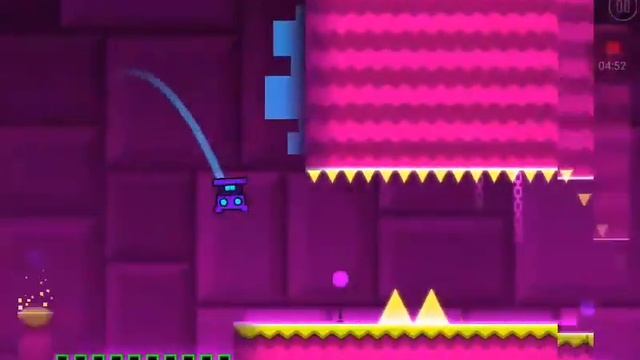 Играем в Geometry Dash World покупаемых новый кубик смотреть онлайн