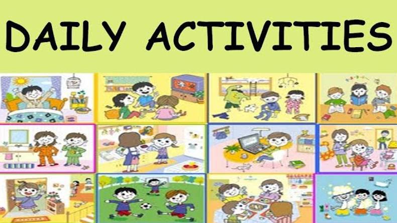 DAILY ACTIVITIES. Распорядок дня- лексика+аудирование. смотреть онлайн