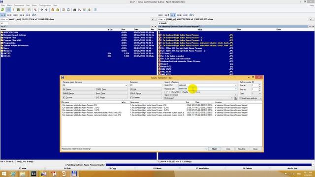 How to Correct the Name of Multiple Files at once (Multi Rename Tool of Total Commander) смотреть онлайн