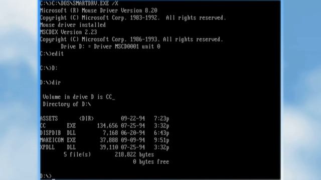 How I Setup MS-DOS (Setup, Drivers & Memory) смотреть онлайн