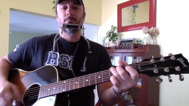 How To Play Harmonica And Guitar -- You Are My Sunshine -- G Diatonic Harmonica