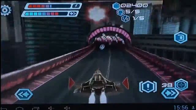 Playing Flashout 3D on Android... badly! смотреть онлайн