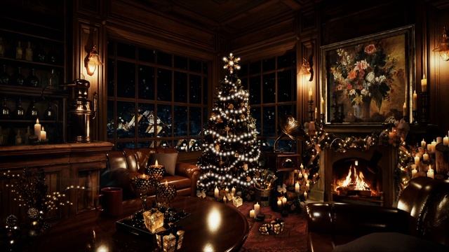 Винтажная рождественская атмосфера 1940-х смотреть онлайн
