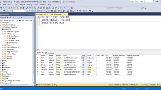CURSO: SQL Server - #22 ORDER BY смотреть онлайн