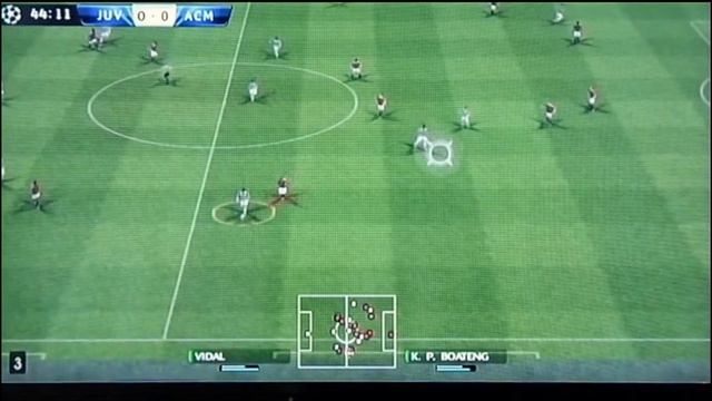 PES 2013 Wii : Juventus-Milan AC (match "Ligue des Champions") смотреть онлайн