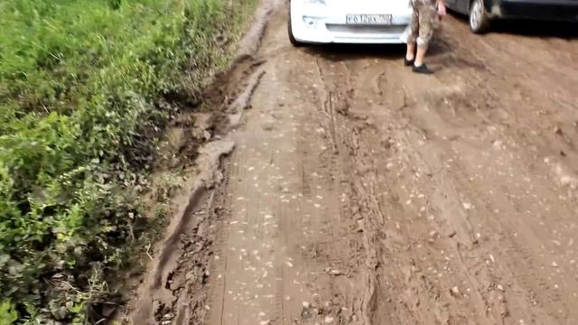 Дороги ужасные и не проходимые в деревне Рябцево Домодедовском районе Московской области. смотреть онлайн