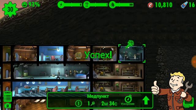 Fallout Shelter Day 3 - На android продолжаем развивать своё убежище смотреть онлайн