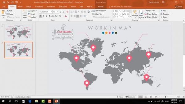PowerPoint Animation Tutorial - Map Location