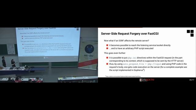 sec4dev 2020 - Modern PHP Security смотреть онлайн