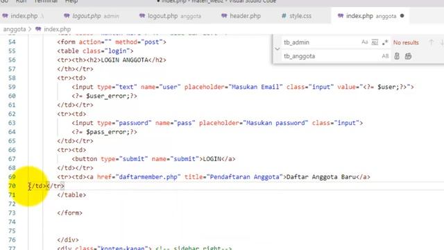 Daftar Anggota, Login dan Ubah Password pada web portal berita PHP Mysqli- Web Programing 2 #wp2 смотреть онлайн