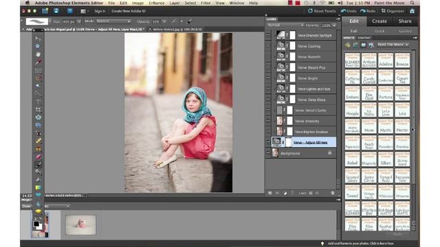Luminosity Photoshop Elements Actions - Quick, Rich Color With a Light Matte Finish смотреть онлайн