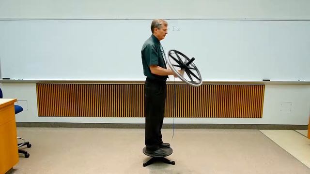 Angular Momentum Demo: Platform and Wheel смотреть онлайн