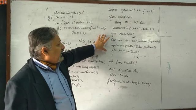 Number of Words starting with vowels | String Handling | java | ISC | class 11 | class 12 смотреть онлайн